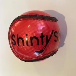 Red Shinty ball
