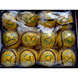 Pack of Yellow Shinty Balls