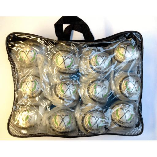 Pack of Silver Shinty Balls