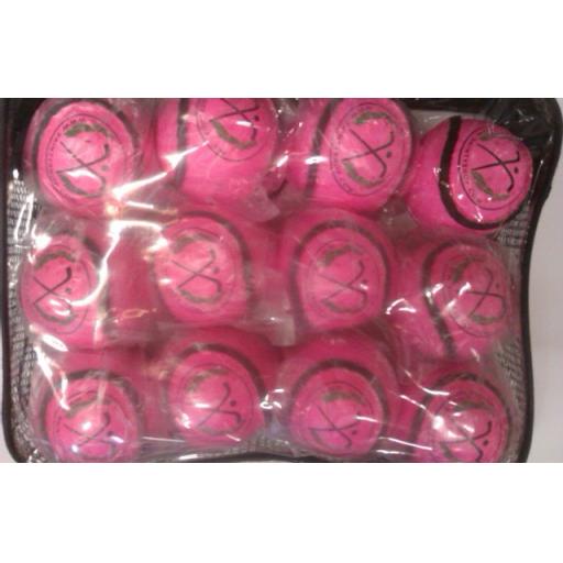 Pack of Pink Shinty balls