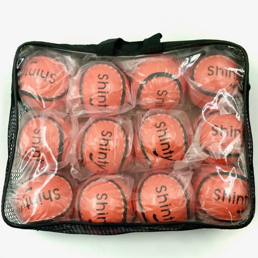 Pack of Orange Shinty Balls
